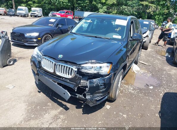 5UXWX7C52G0R18332 2016 BMW X3 Black Front view