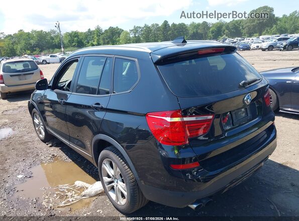 5UXWX7C52G0R18332 2016 BMW X3 Black Rear interior view