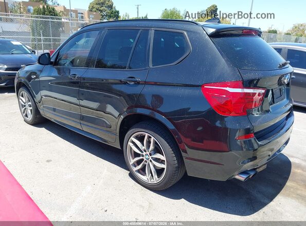 5UXWX7C52H0U39779 2017 BMW X3 Черный Задняя левая четверть