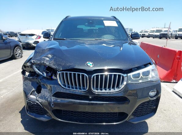 5UXWX7C52H0U39779 2017 BMW X3 Черный Вид щитка приборов