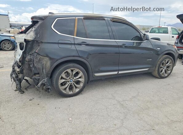 5UXWX7C53G0K36950 2016 BMW X3 Black Tył prawy