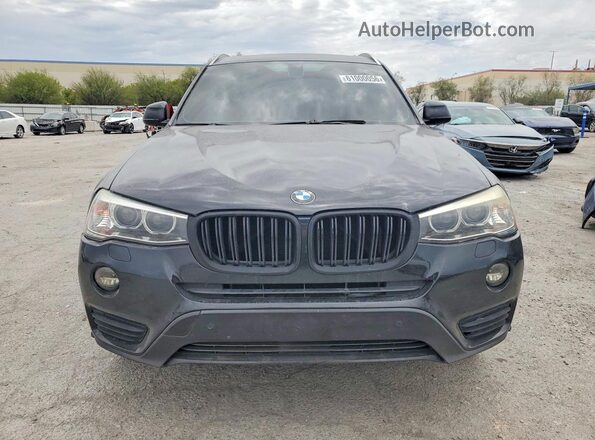 5UXWX7C53G0K36950 2016 BMW X3 Black Widok z przodu