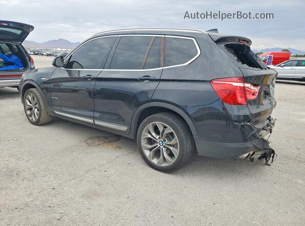 5UXWX7C53G0K36950 2016 BMW X3 Black Tył lewy