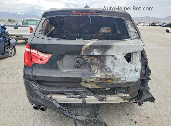 5UXWX7C53G0K36950 2016 BMW X3 Black Widok z tyłu