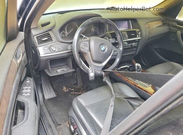 5UXWX7C53G0K36950 2016 BMW X3 Black Widok deski rozdzielczej
