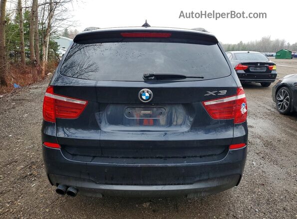 5UXWX7C55G0K37064 2016 BMW X3 Blue Vista trasera