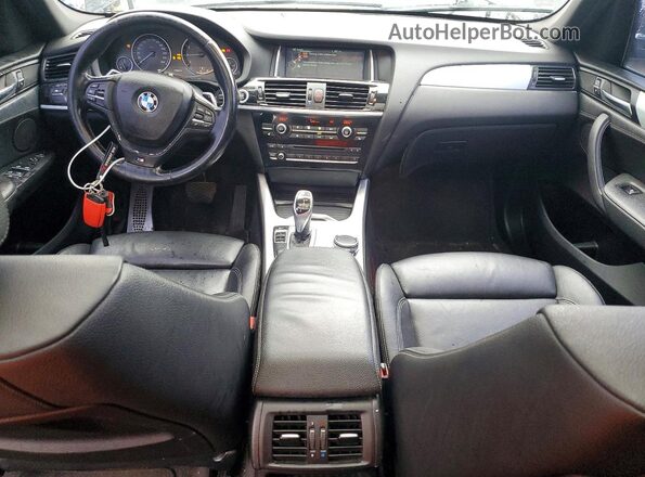 5UXWX7C55G0K37064 2016 BMW X3 Blue Vista del salpicadero