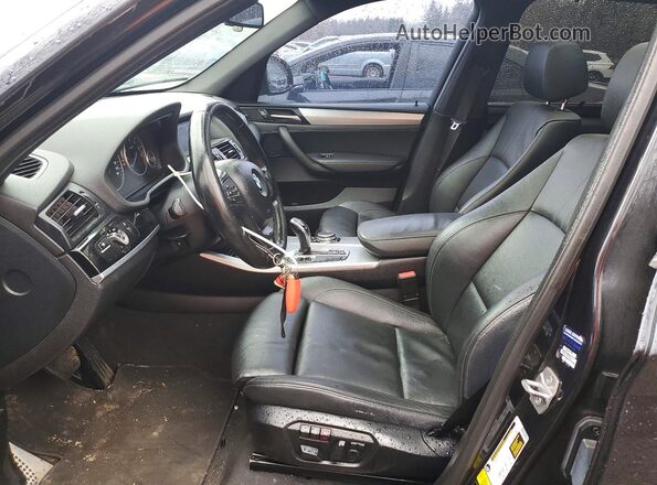 5UXWX7C55G0K37064 2016 BMW X3 Blue Vista interior delantera