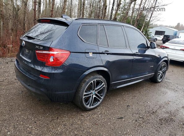 5UXWX7C55G0K37064 2016 BMW X3 Blue Trasero derecho