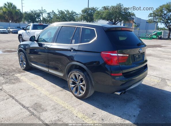 5UXWX7C55H0S18628 2017 BMW X3 Black Rear left