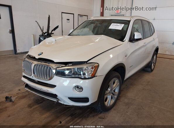 5UXWX7C55H0S19374 2017 BMW X3 White Vista frontal