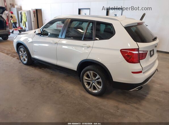 5UXWX7C55H0S19374 2017 BMW X3 White Trasero izquierdo