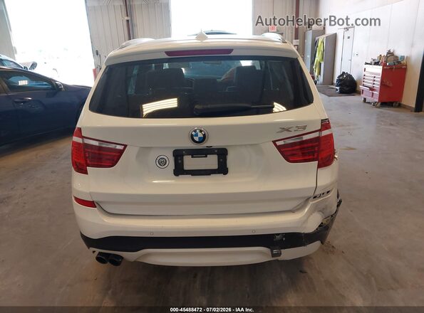 5UXWX7C55H0S19374 2017 BMW X3 White 