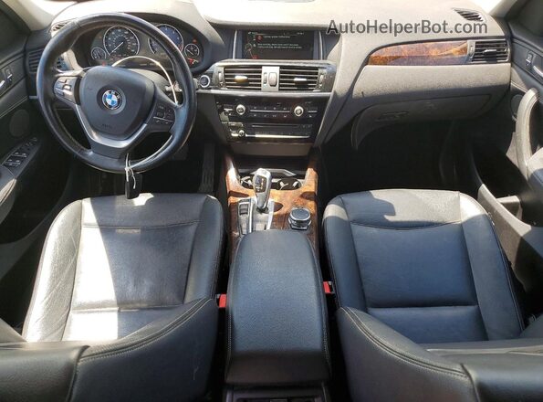 5UXWX7C56G0K36666 2016 BMW X3 White Widok deski rozdzielczej