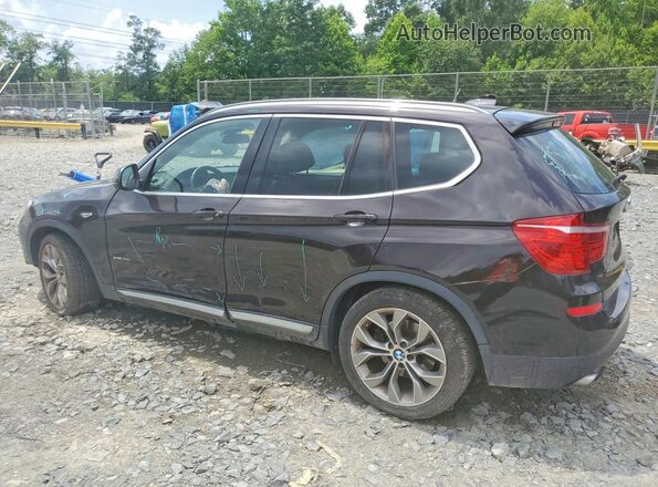 5UXWX7C56G0S16630 2016 BMW X3 Коричневый Задняя левая четверть