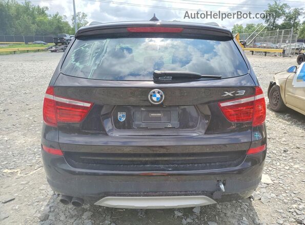 5UXWX7C56G0S16630 2016 BMW X3 Коричневый Вид сзади