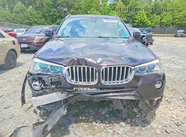 5UXWX7C56G0S16630 2016 BMW X3 Коричневый Вид спереди