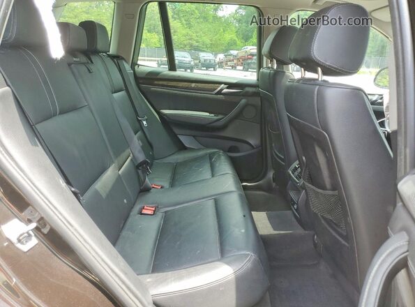 5UXWX7C56G0S16630 2016 BMW X3 Коричневый Вид задней части салона