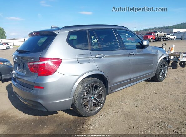 5UXWX7C57G0S15437 2016 BMW X3 Silver Tył prawy