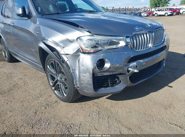 5UXWX7C57G0S15437 2016 BMW X3 Silver Widok z przodu