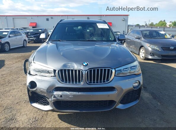 5UXWX7C57G0S15437 2016 BMW X3 Silver Widok zestawu wskaźników