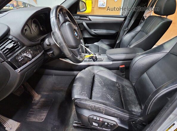 5UXWX7C57G0S16507 2016 BMW X3 Silver Vista interior delantera