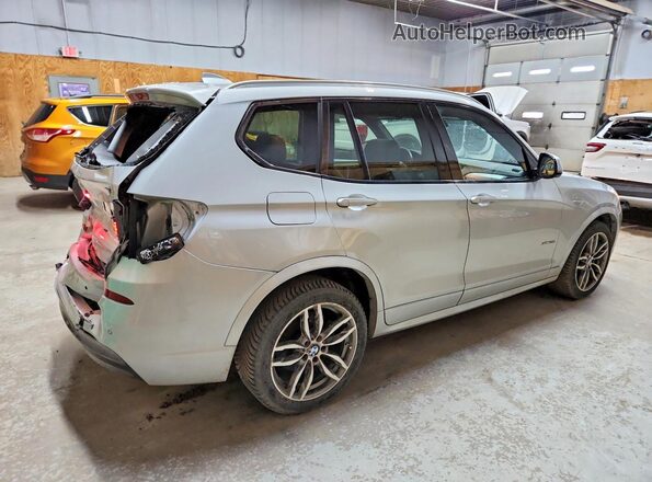 5UXWX7C57G0S16507 2016 BMW X3 Silver Trasero derecho