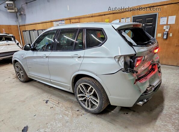 5UXWX7C57G0S16507 2016 BMW X3 Silver Trasero izquierdo