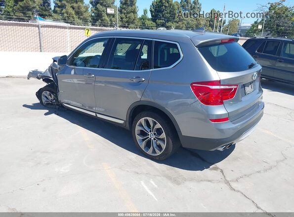 5UXWX7C57H0U42404 2017 BMW X3 Gray Задня ліва чверть