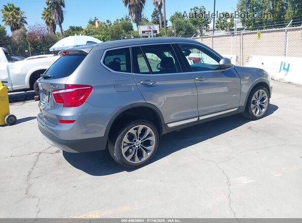 5UXWX7C57H0U42404 2017 BMW X3 Gray Задня права чверть