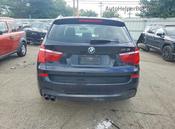 5UXWX7C58G0R17590 2016 BMW X3 Blue უკანა ხედი