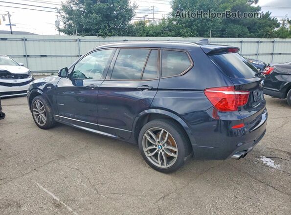 5UXWX7C58G0R17590 2016 BMW X3 Blue უკანა მარცხენა