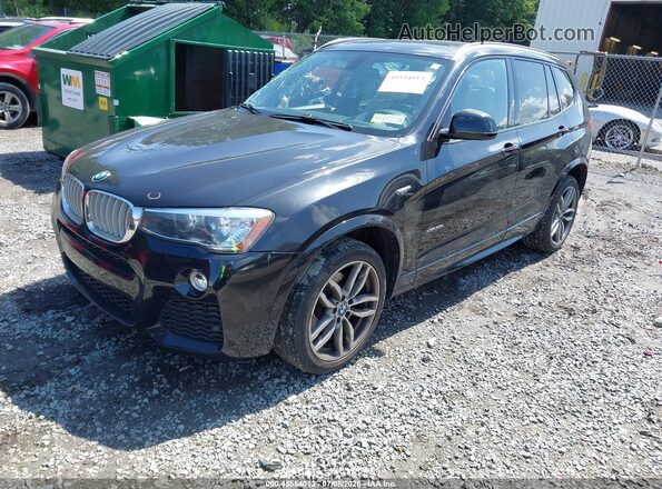 5UXWX7C59G0S16928 2016 BMW X3 Черный Передняя левая четверть