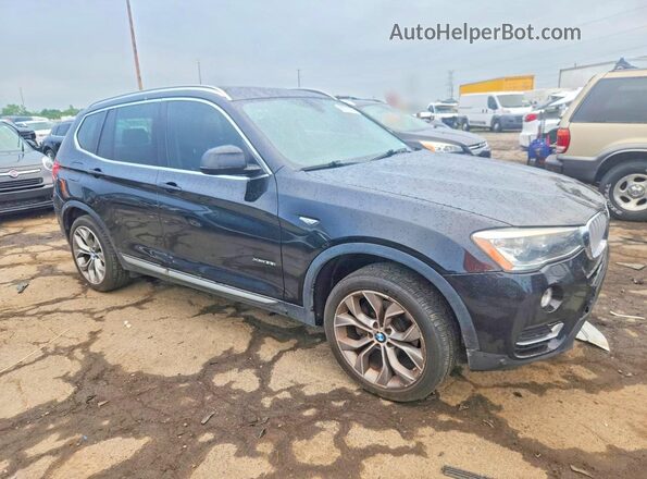 5UXWX7C5XG0R17641 2016 BMW X3 Black Delantero derecho