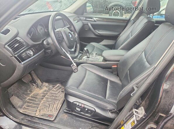 5UXWX7C5XG0R17641 2016 BMW X3 Black Vista interior delantera