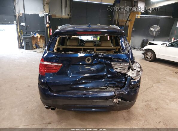 5UXWX7C5XG0S15318 2016 BMW X3 Blue 
