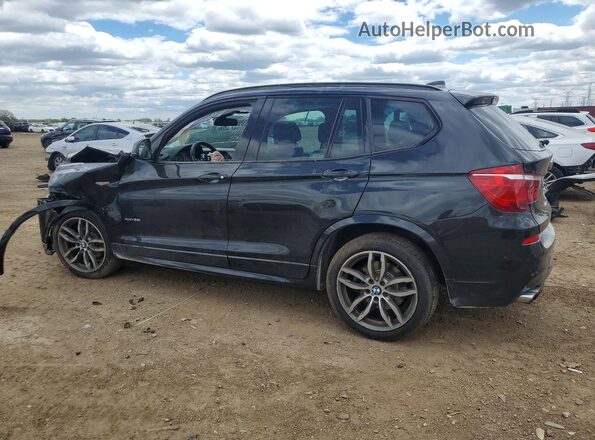 5UXWX7C5XH0U42882 2017 BMW X3 Черный Задняя левая четверть
