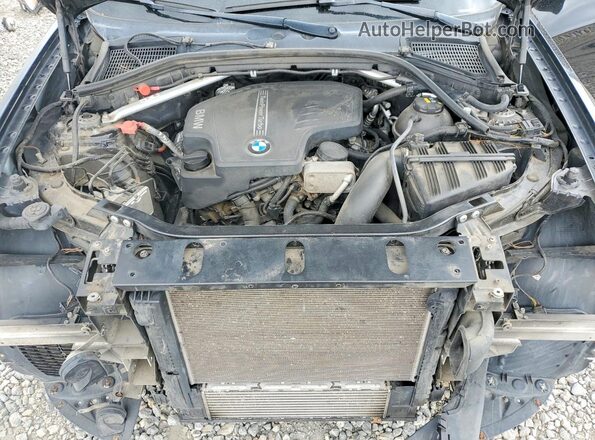 5UXWX9C31H0T20941 2017 BMW X3 Black ძრავის განყოფილების ხედი