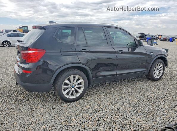 5UXWX9C31H0T20941 2017 BMW X3 Black უკანა მარჯვენა
