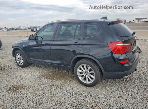 5UXWX9C31H0T20941 2017 BMW X3 Black უკანა მარცხენა