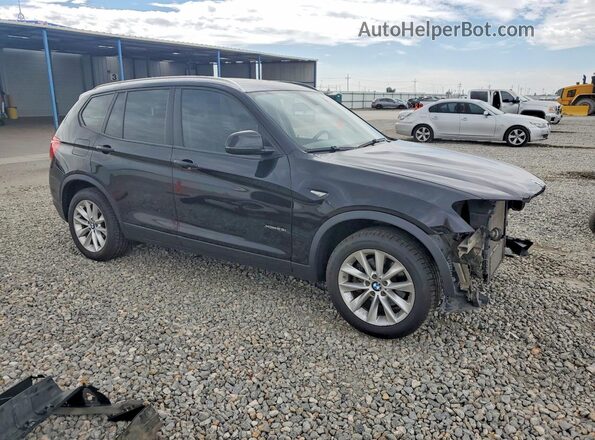5UXWX9C31H0T20941 2017 BMW X3 Black წინა მარჯვენა