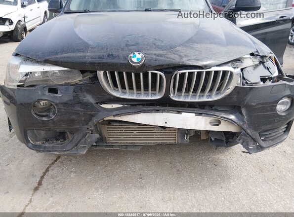 5UXWX9C31H0T24102 2017 BMW X3 Black Вид спереду