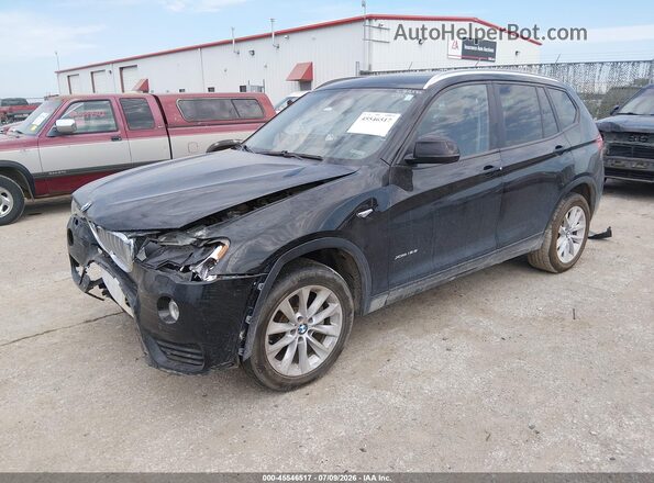 5UXWX9C31H0T24102 2017 BMW X3 Black Передня ліва чверть
