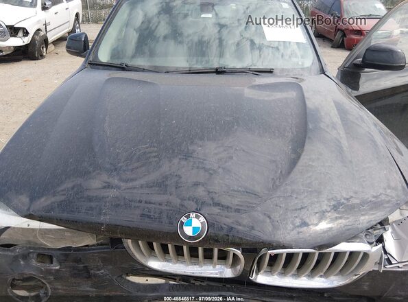 5UXWX9C31H0T24102 2017 BMW X3 Black Вид ззаду