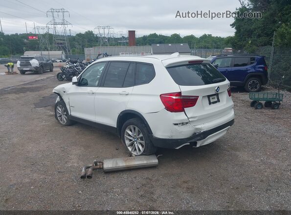 5UXWX9C31H0W69310 2017 BMW X3 Белый Задняя левая четверть