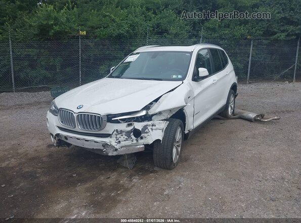 5UXWX9C31H0W69310 2017 BMW X3 Белый Вид спереди