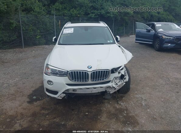 5UXWX9C31H0W69310 2017 BMW X3 Белый Вид щитка приборов