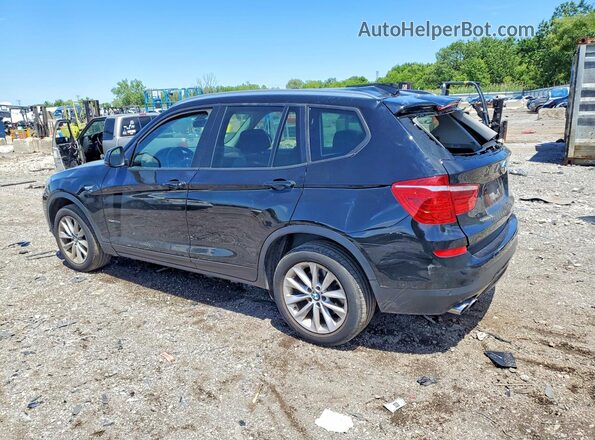 5UXWX9C31H0W74152 2017 BMW X3 Black Задня ліва чверть