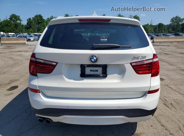 5UXWX9C32H0T19460 2017 BMW X3 White უკანა ხედი