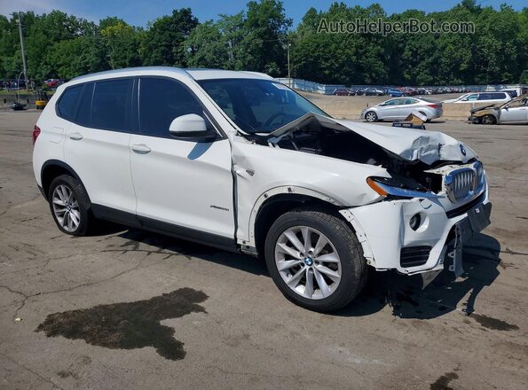 5UXWX9C32H0T19460 2017 BMW X3 White წინა მარჯვენა